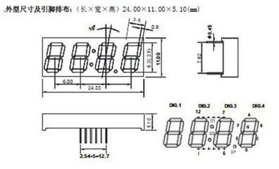 點亮精密視覺 友信佳科0.25寸4位8字數碼管的科技之光